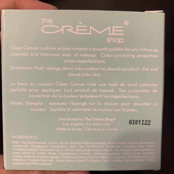 The Crème Shop Green Clean Canvas Cushion Primer - Picture 2 of 2